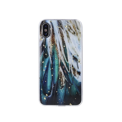 Samsung Galaxy A22 4G gold glam hátlap tok (Tollak)