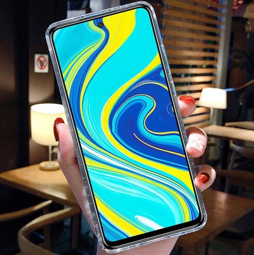Samsung Galaxy A51 sequins glue glitter csillogós szilikon hátlap tok, (Rózsaszín)