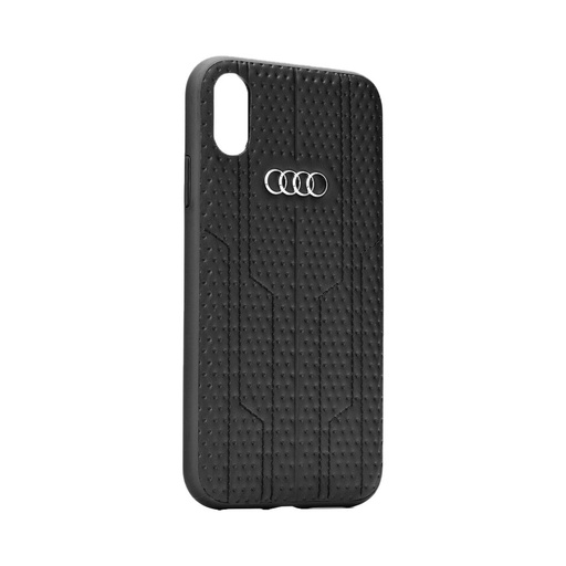 Huawei P30 Pro AUDI leather prémium hátlap tok, (Fekete) - AU-TPUPCP30P-TT/D1-BK