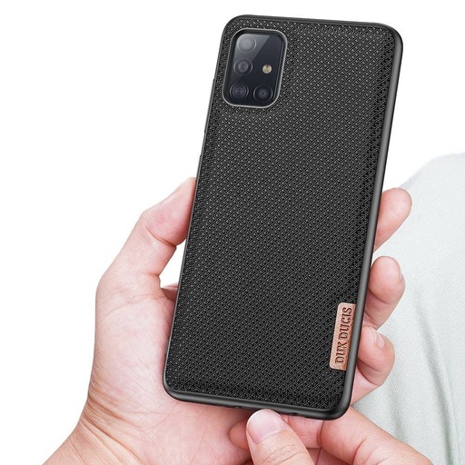 Samsung Galaxy A51 DUX DUCIS fino hátlap tok, (Fekete)