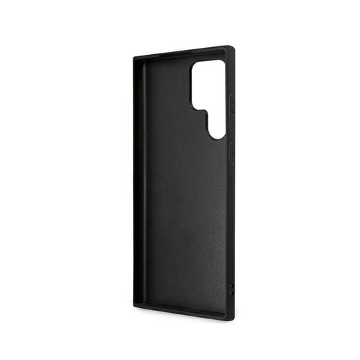 Samsung Galaxy S22 Ultra Guess PU 4G Metal Logo tok (Szürke) - GUHCS22L4GMGGR