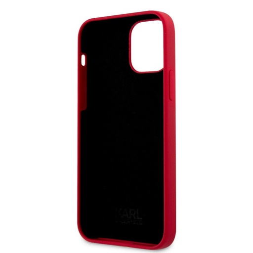 Apple iPhone 12 Pro Max (Piros) Karl Lagerfeld Choupette Head tok - KLHCP12LSLCHRE