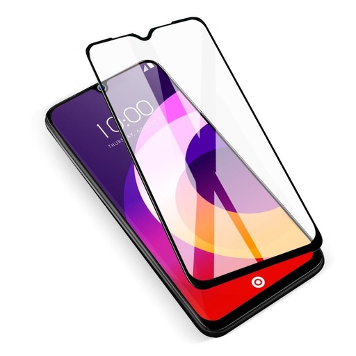 Samsung Galaxy A33 5G Kerámia üvegfólia, átlátszó (fekete keret)