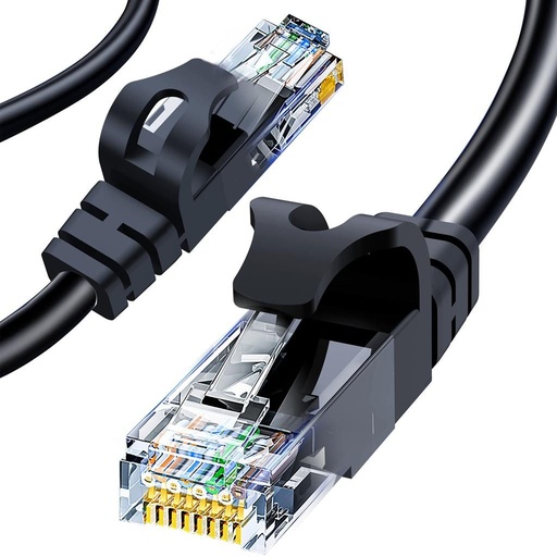 XO GB007 1m-es CAT6 hálózati kábel, fekete