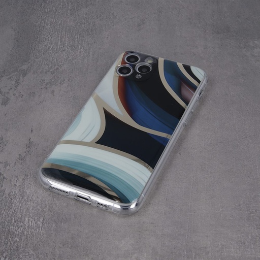 Samsung Galaxy S22 Plus márvány mintás szilikon hátlap tok (Shadow)