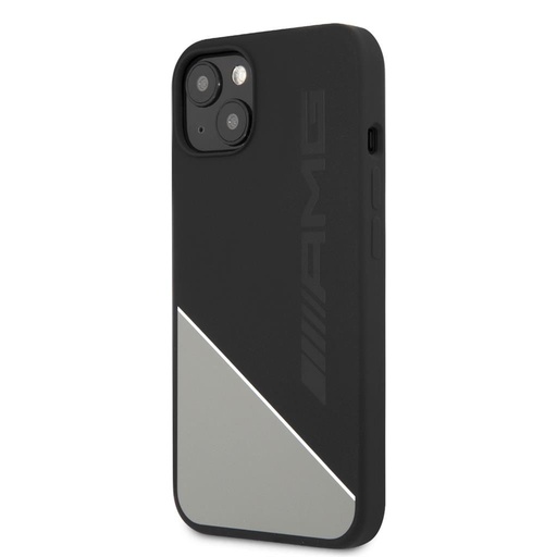 Apple iPhone 13 Mini AMG szilikon hátlap tok (fekete/szürke) - AMHCP13SWGDBK