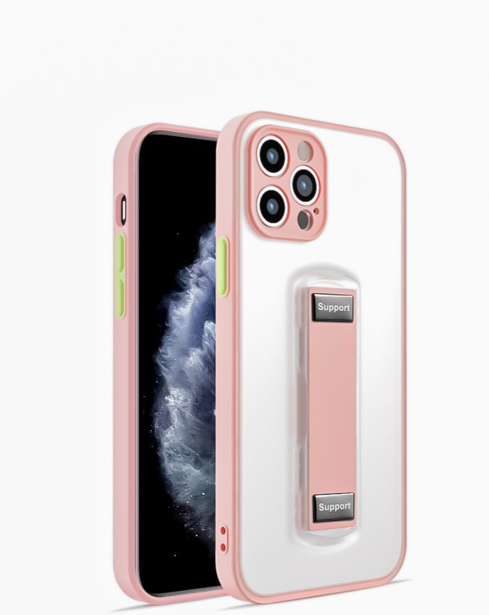 Apple iPhone 12 Mini támaszos hátlap tok, (Pink)