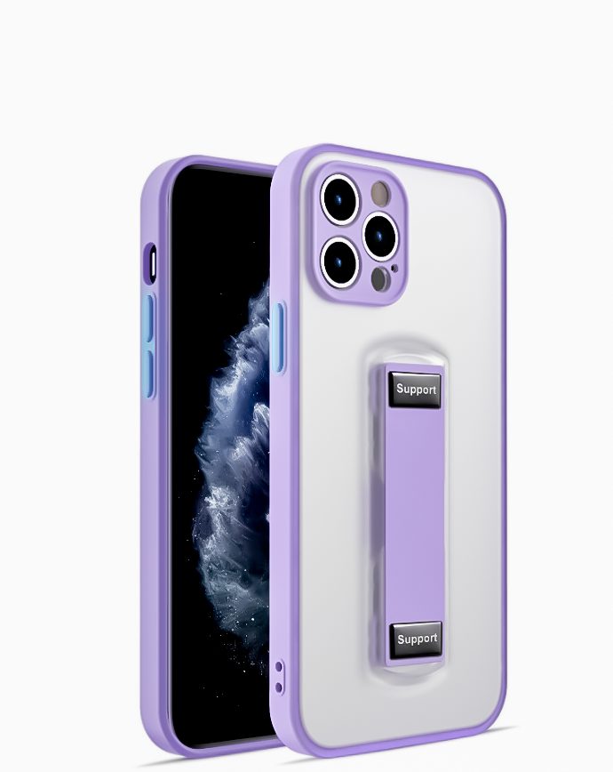 Apple iPhone 12 Mini támaszos hátlap tok, (Lila)