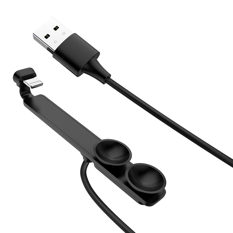 Hoco U51 lightning kábel (gaming), 1,2m, 2A, fekete
