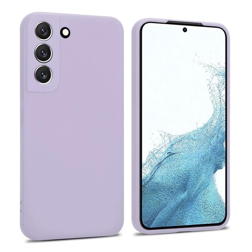 Samsung Galaxy S24 liquid silicone mágneses autós tartó kompatibilis hátlap tok (Lila)