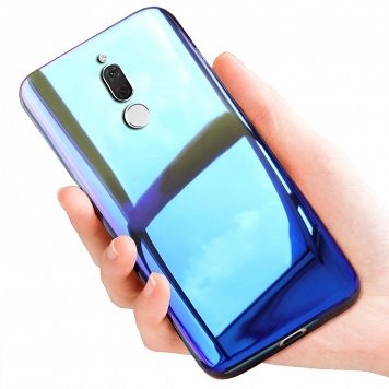 Huawei P20 ombre hátlap tok (Kék)