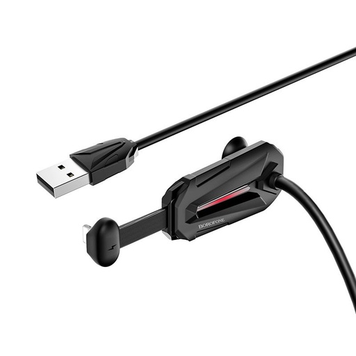 Borofone BU9 type-C kábel (gaming), 2A, 1,2m, fekete