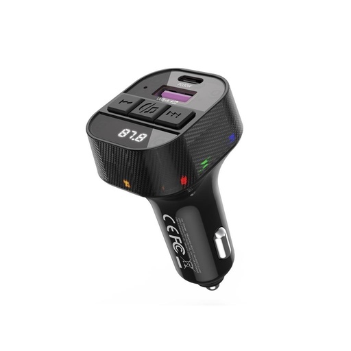 XO BCC17 FM transmitter 30W autós töltő (Fekete)