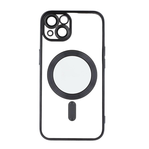 Apple iPhone 13 Color Chrome Magsafe hátlap tok (Fekete)