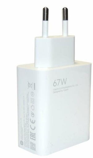 Xiaomi hálózati töltő (Fehér) - 67W - MDY-12-EH ECO csomagolás Service Pack