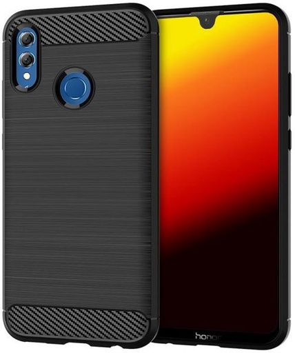 Huawei P Smart 2019 / Honor 10 Lite forcell carbon hátlap tok (Fekete)