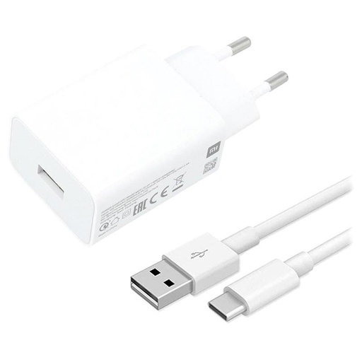 Xiaomi MDY-11-EP hálózati gyorstöltő type-C kábellel 22.5W (Fehér) ECO csomagolás