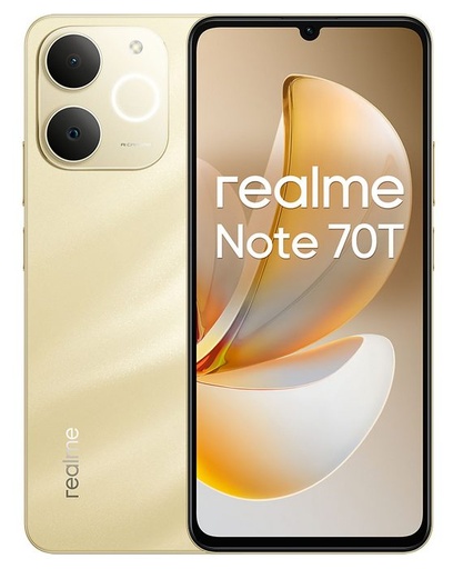 Realme Note 70T Dual Sim 4GB RAM 128GB (Arany)