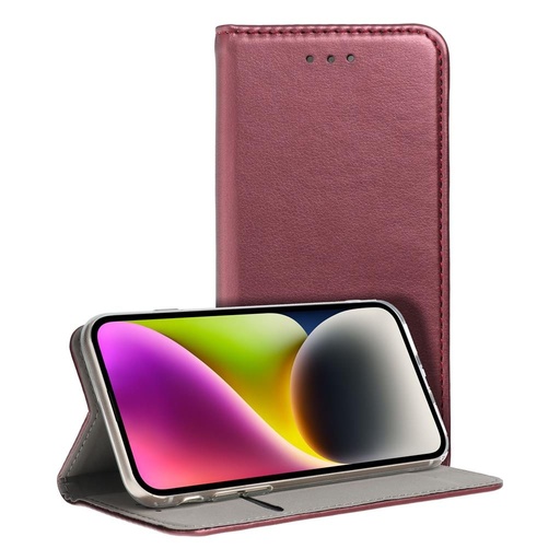 Samsung Galaxy A17 5G Smart book nyitható tok (Bordó)