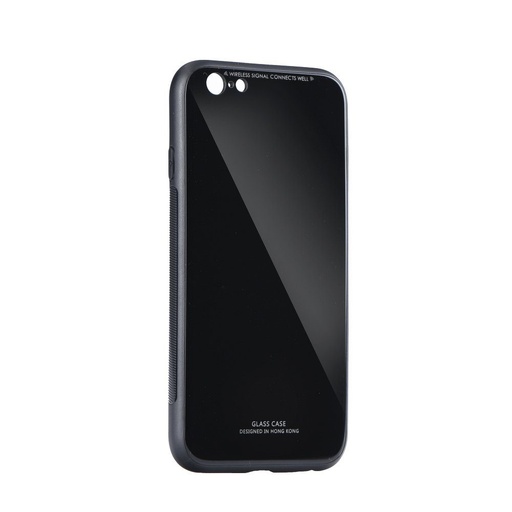 Apple iPhone 11 Pro Max üveg hátlap tok (Fekete)