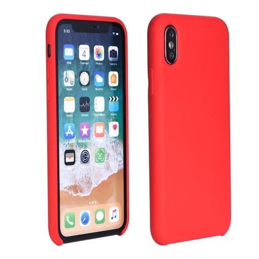 Apple iPhone 7 Plus / iPhone 8 Plus silicone hátlap tok (Piros)
