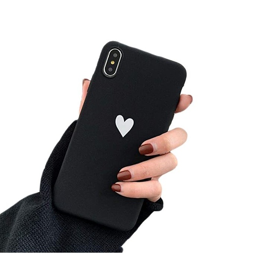 Samsung Galaxy S20 FE heart TPU hátlap tok (Fekete)