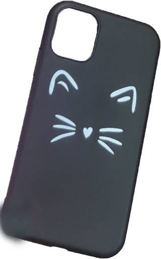 Xiaomi Redmi Note 9 fashion cute TPU hátlap tok (Fekete)