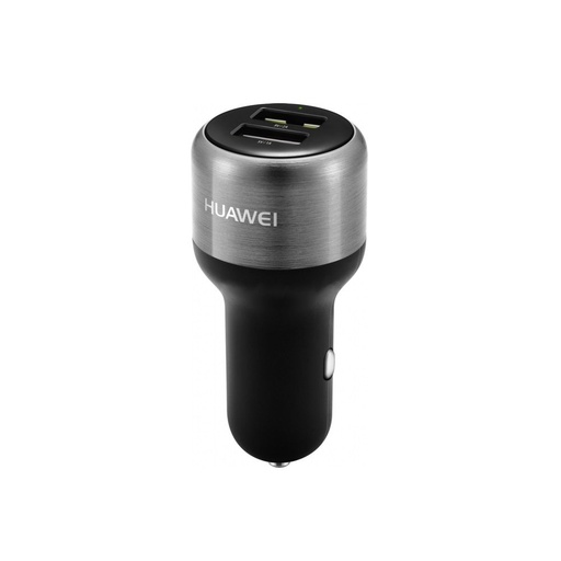 Huawei AP31 autós gyorstöltő (2 USB port, type-C kábel), QC 3.0 9V 2A, szürke