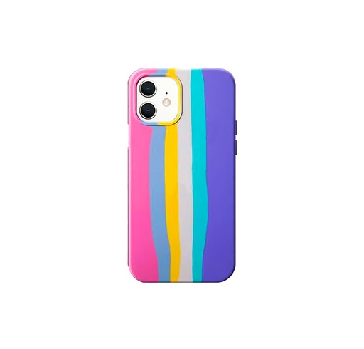 Apple iPhone 7/8/SE 2020/ SE 2022 rainbow stripes hátlap tok (minta 2)