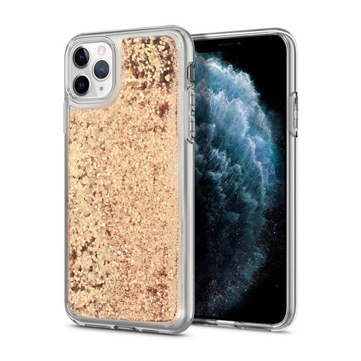 Samsung Galaxy A13 4G liquid glitter hátlap tok (Arany)