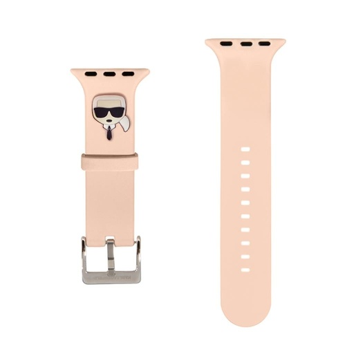 Apple Watch 42/44mm Karl Lagerfeld Karl Head tok (Rózsaszín) – KLAWLSLKP