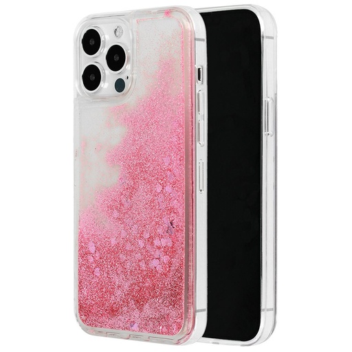Samsung Galaxy A53 5G liquid heart hátlap tok (Rozé Arany)