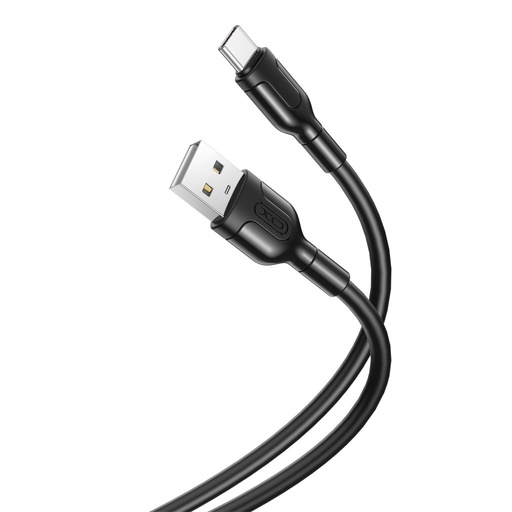 XO NB212 USB-C adatkábel (Fekete) – 2.1A