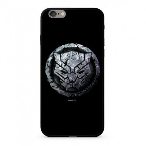 Apple iPhone XS Max Marvel Black Panther 015 üveg hátlap tok (Fekete)