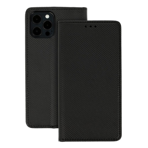 Apple iPhone 14 Pro Max smart book mágneses notesz tok (Fekete)