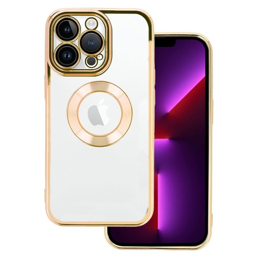 Apple iPhone 13 Pro Beauty átlátszó hátlap tok (Arany)