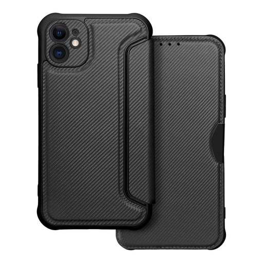 Apple iPhone 11 Razor mágneses ütésálló notesz tok (Fekete)