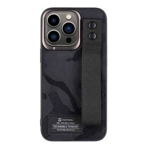 Apple iPhone 6/7/8/SE 2020/SE 2022 Tactical camo troop hátlap tok (Fekete)