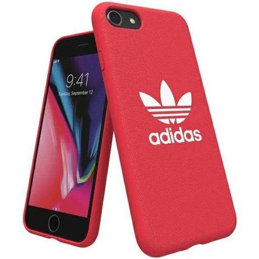 Apple iPhone 7 / iPhone 8 / iPhone 8 / iPhone SE 2020 / iPhone SE 2022 Adidas OR Moduled Canvas prémium hátlap tok (Piros)