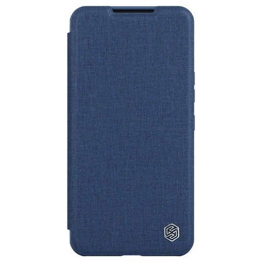 Samsung Galaxy S23 5G Nillkin Qin cloth pro kameravédős szövet notesz tok (Kék)
