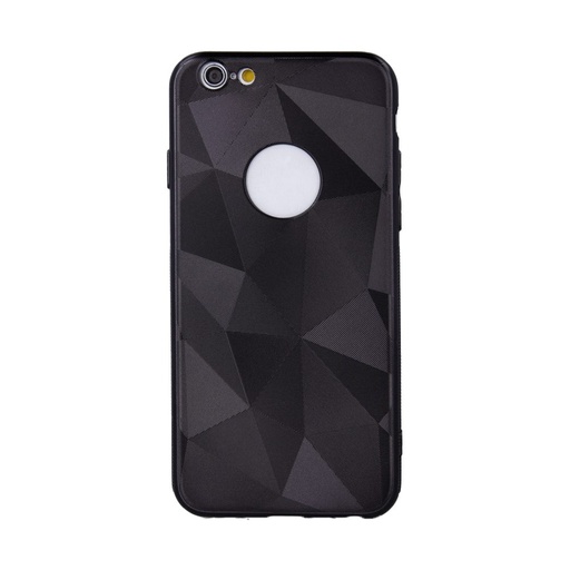 Samsung Galaxy A70 geometric shine hátlap tok, (Fekete)