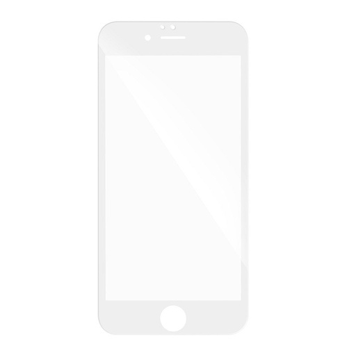 Huawei P9 Lite 2017 5D Hybrid teljes ragasztós hajlított üvegfólia, átlátszó (fehér keret)