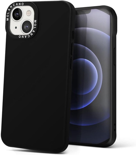 Apple iPhone 15 Pro Max MOLAN CANO HN6 matt hátlap tok (Fekete)