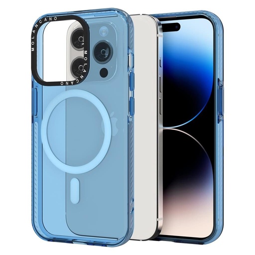 Apple iPhone 15 Pro Max MOLAN CANO rainbow TPU hátlap tok (Kék)
