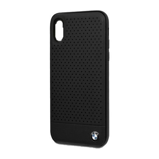 Apple iPhone X / XS BMW Signature Perforált tok (Fekete) - BMHCPXPEBOBK