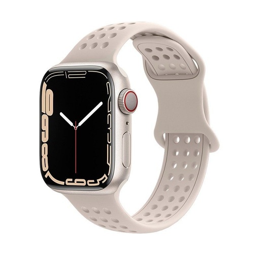 Apple Watch 38mm / Watch 40mm / Watch 41mm HOCO WA08 okosóra szíj ezüst