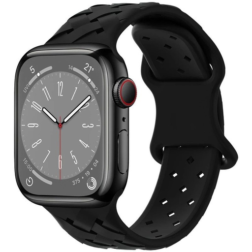 Apple Watch 42mm / Watch 44mm / Watch 45mm / Watch 49mm HOCO WA16 bamboo szíj fekete