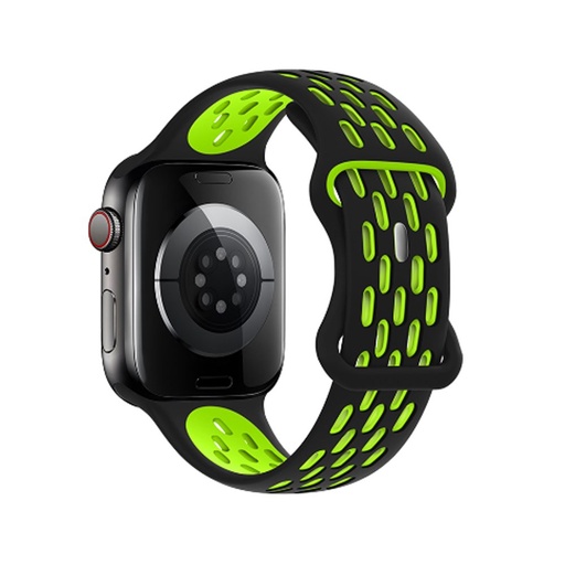 Apple Watch 42mm / Watch 44mm / Watch 45mm / Watch 49mm HOCO WA19 buckle raindrop szíj fekete