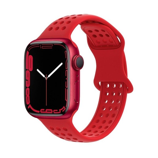 Apple Watch 38mm / Watch 40mm / Watch 41mm HOCO WA08 okosóra szíj piros