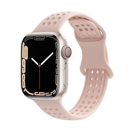 Apple Watch 42mm / Watch 44mm / Watch 45mm / Watch 49mm HOCO WA08 okosóra szíj bézs